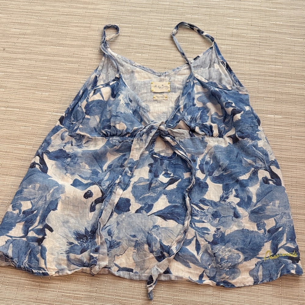 The Lazy Poet Blue Floral Camisole Top